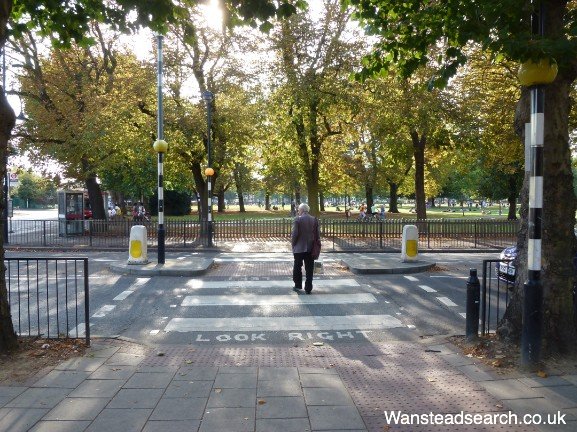 Zebra crossing near Wanstead Green